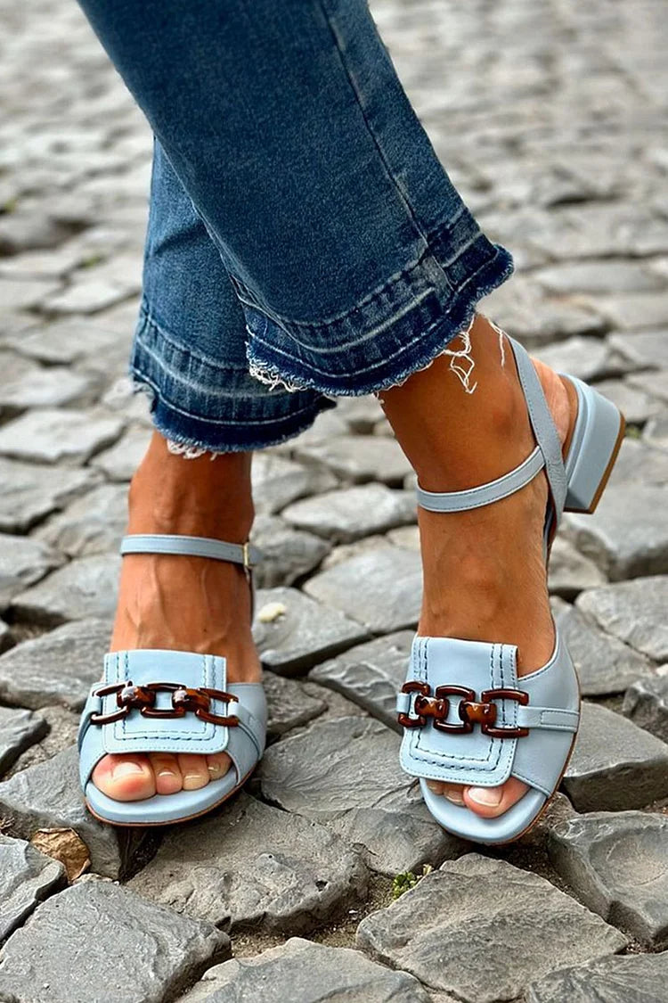 Azzurra | Sandalen „Eleganza Costiera“