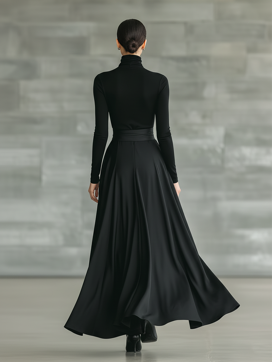Trendé™ | Soraya Elegantes Satin-Maxikleid