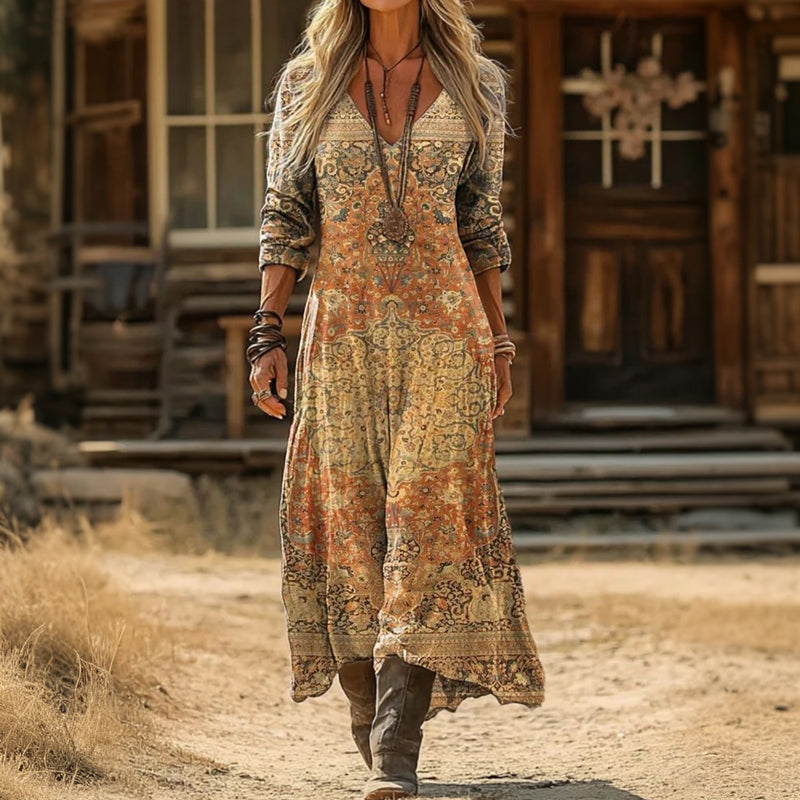 Trendé™ | Brittany Vintage-inspiriertes Kleid mit leichter Eleganz