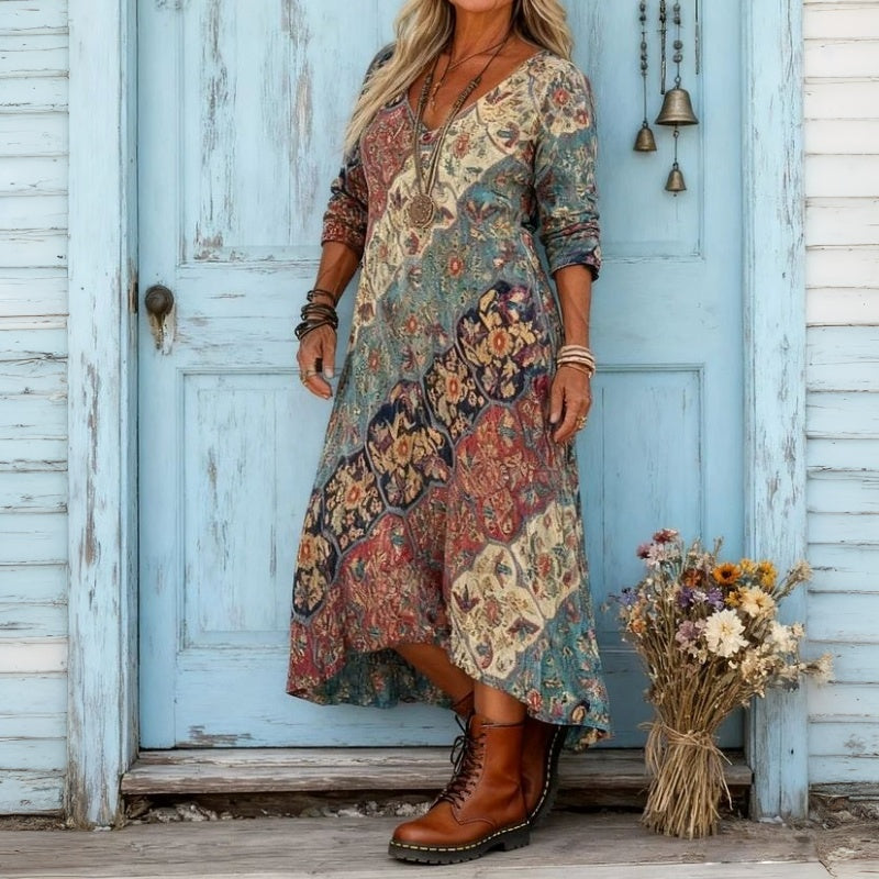 Trendé™ | Emily Fliessendes Kleid mit lockerer femininer Passform
