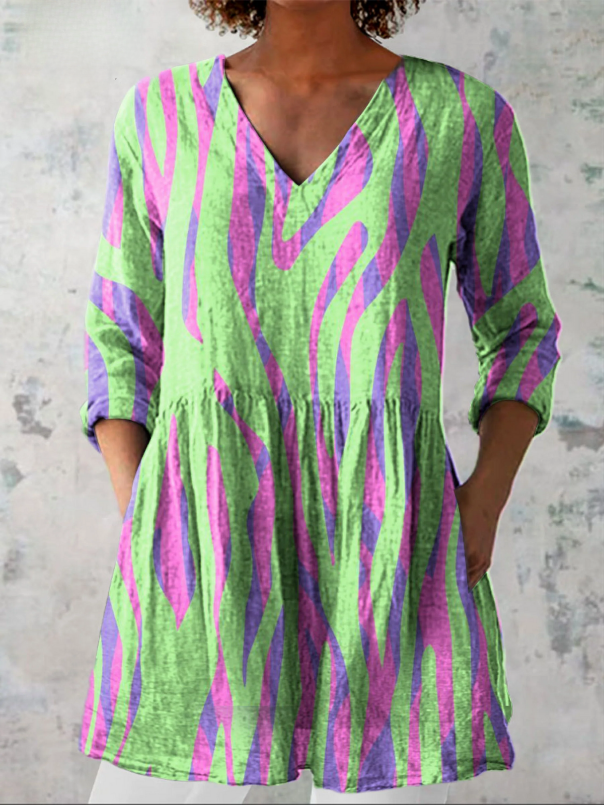 Trendé™ | Inès Elegante lange Bluse