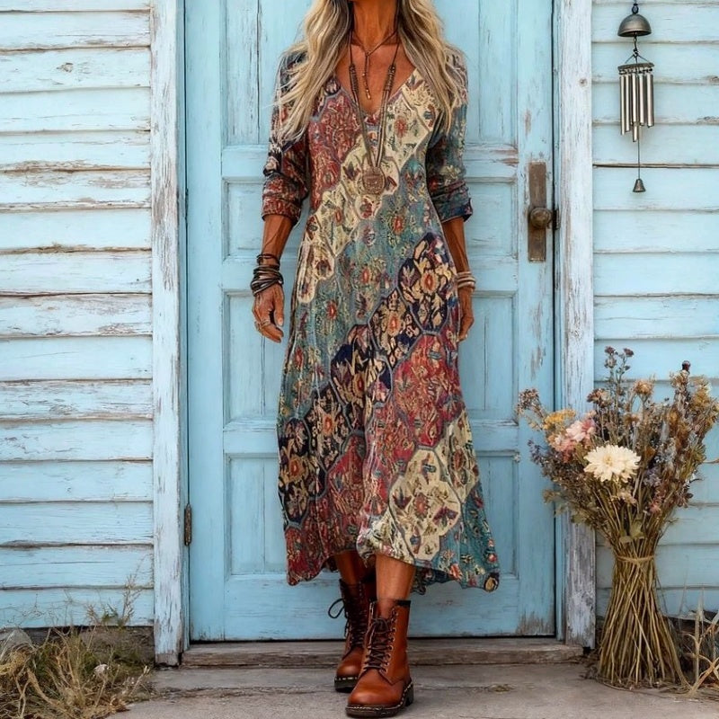 Trendé™ | Emily Fliessendes Kleid mit lockerer femininer Passform