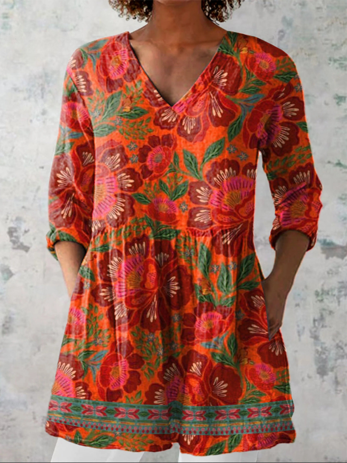 Trendé™ | Mathilde Elegante lange Bluse