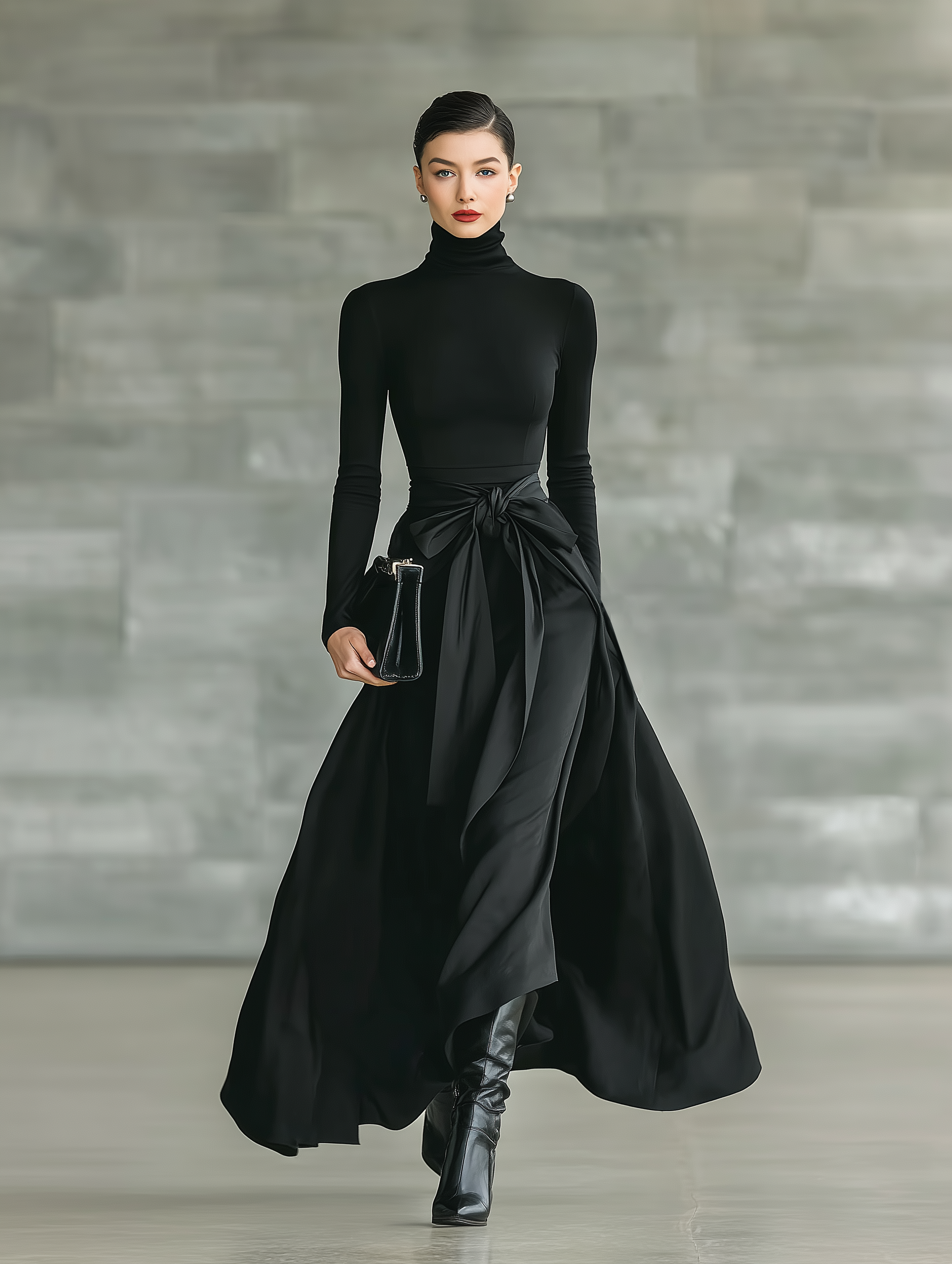 Trendé™ | Soraya Elegantes Satin-Maxikleid