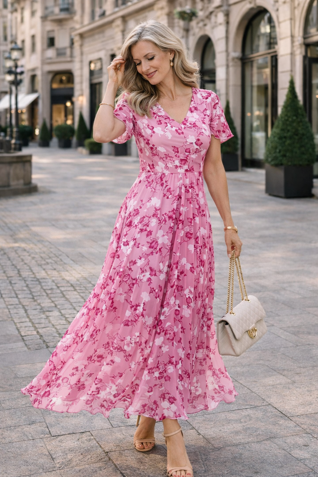 Trendé™ | Melanie Figurumspielendes Kleid mit weichem Fall