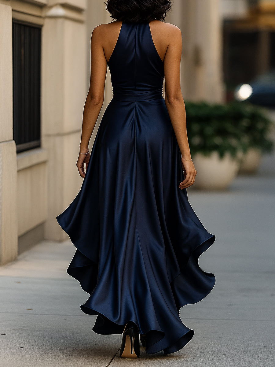 Trendé™ | Valeria Elegantes Satin-Abendkleid