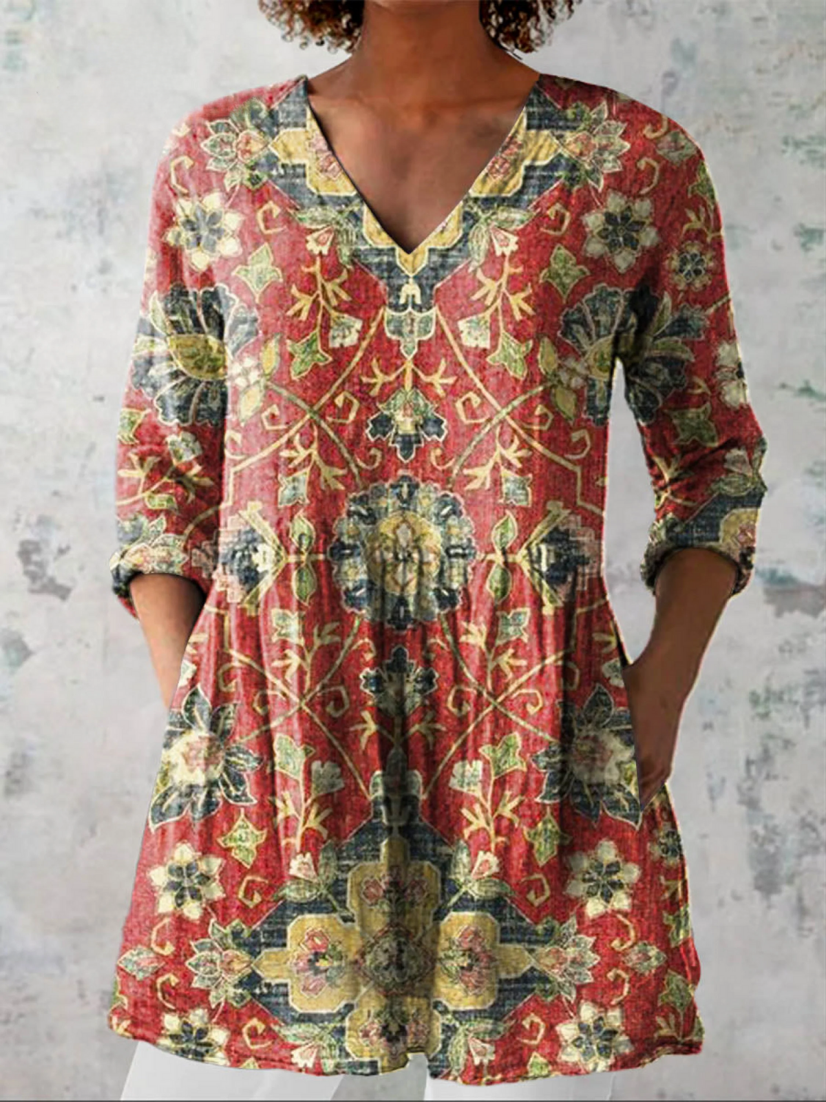 Trendé™ | Emilie Elegante lange Bluse