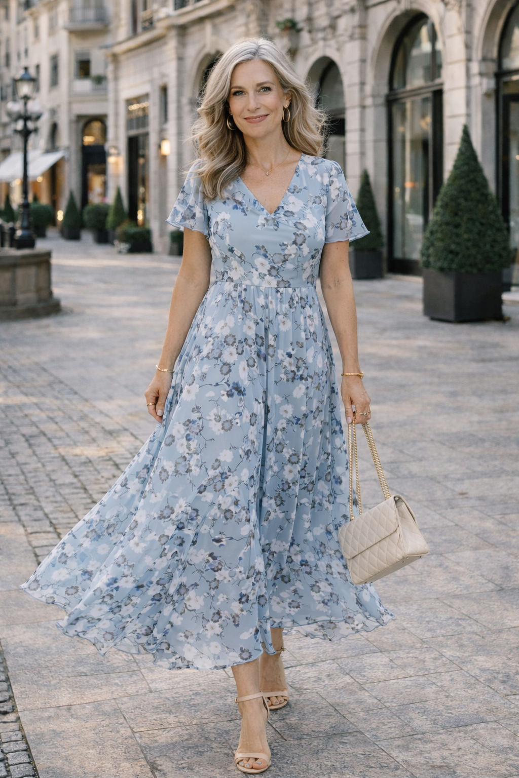 Trendé™ | Melanie Figurumspielendes Kleid mit weichem Fall