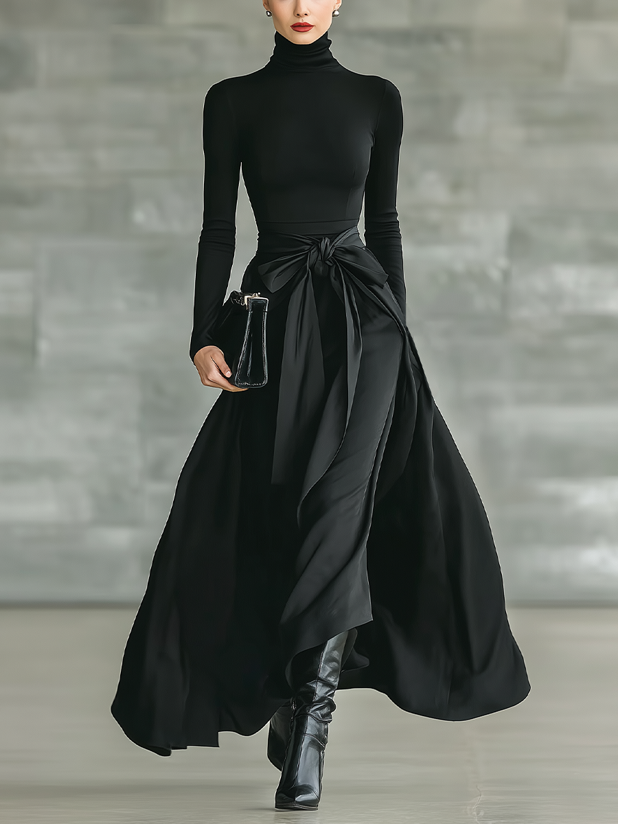 Trendé™ | Soraya Elegantes Satin-Maxikleid