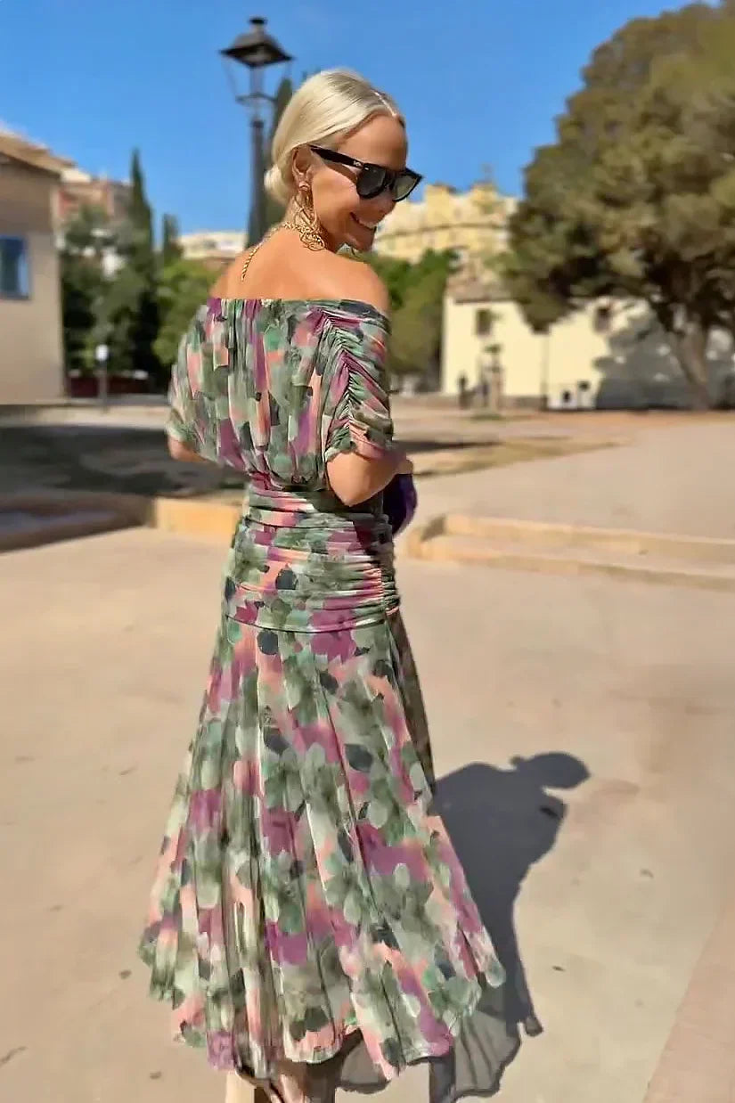 Trendé™ | Hendrika Fliessendes Abendkleid mit femininer Silhouette