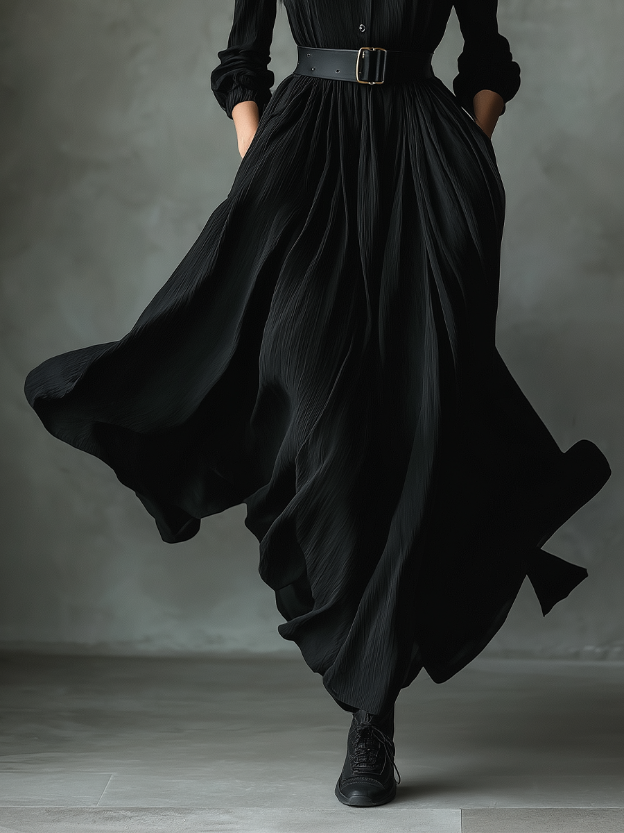 Trendé™ | Bettina Maxikleid mit Plisseefalten