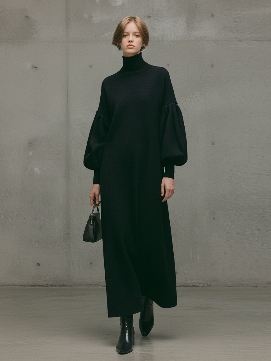 Trendé™ | Cosima Maxikleid mit Rollkragen