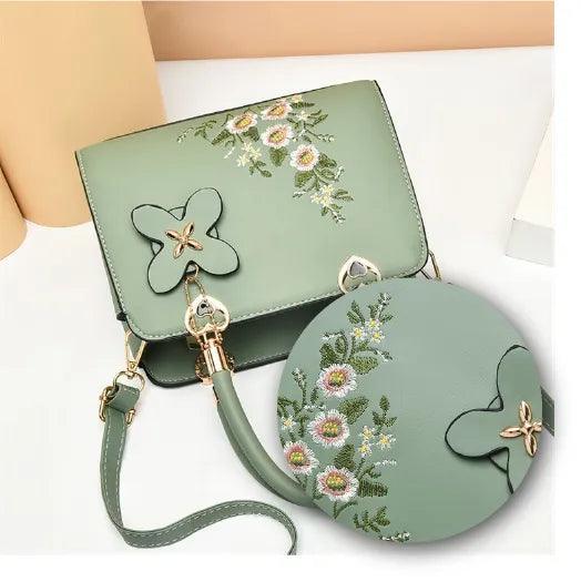 Trendé™ | Floraris Ledertasche mit zeitloser Eleganz