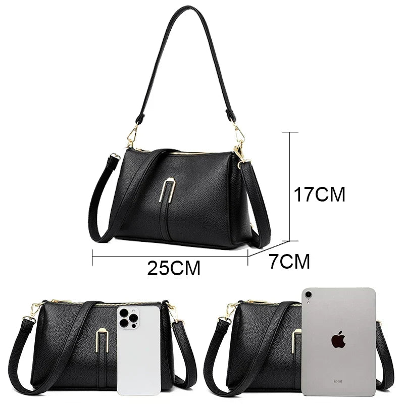 Trendé™ | Talia53113 Kleine Ledertasche mit elegantem Design