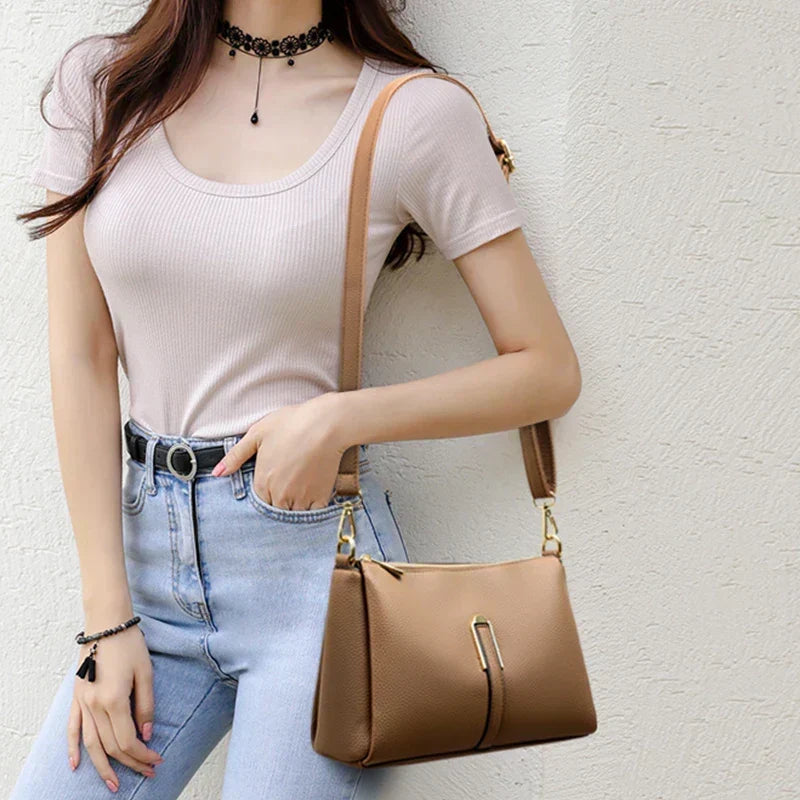 Trendé™ | Talia53113 Kleine Ledertasche mit elegantem Design