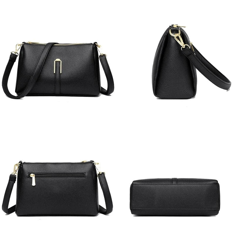 Trendé™ | Talia53113 Kleine Ledertasche mit elegantem Design