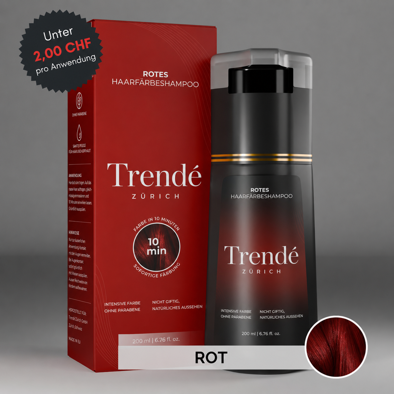 Trendé™ | Sofort-Farbshampoo für graue Haare