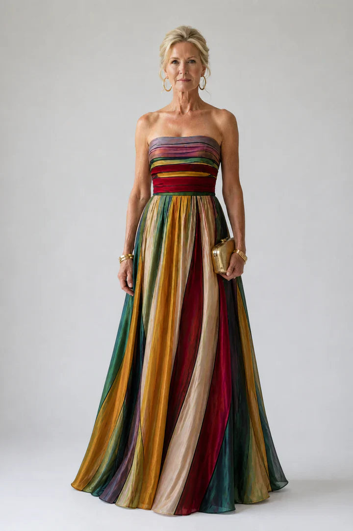 Ladina - Müheloses trägerloses A-Linien-Kleid