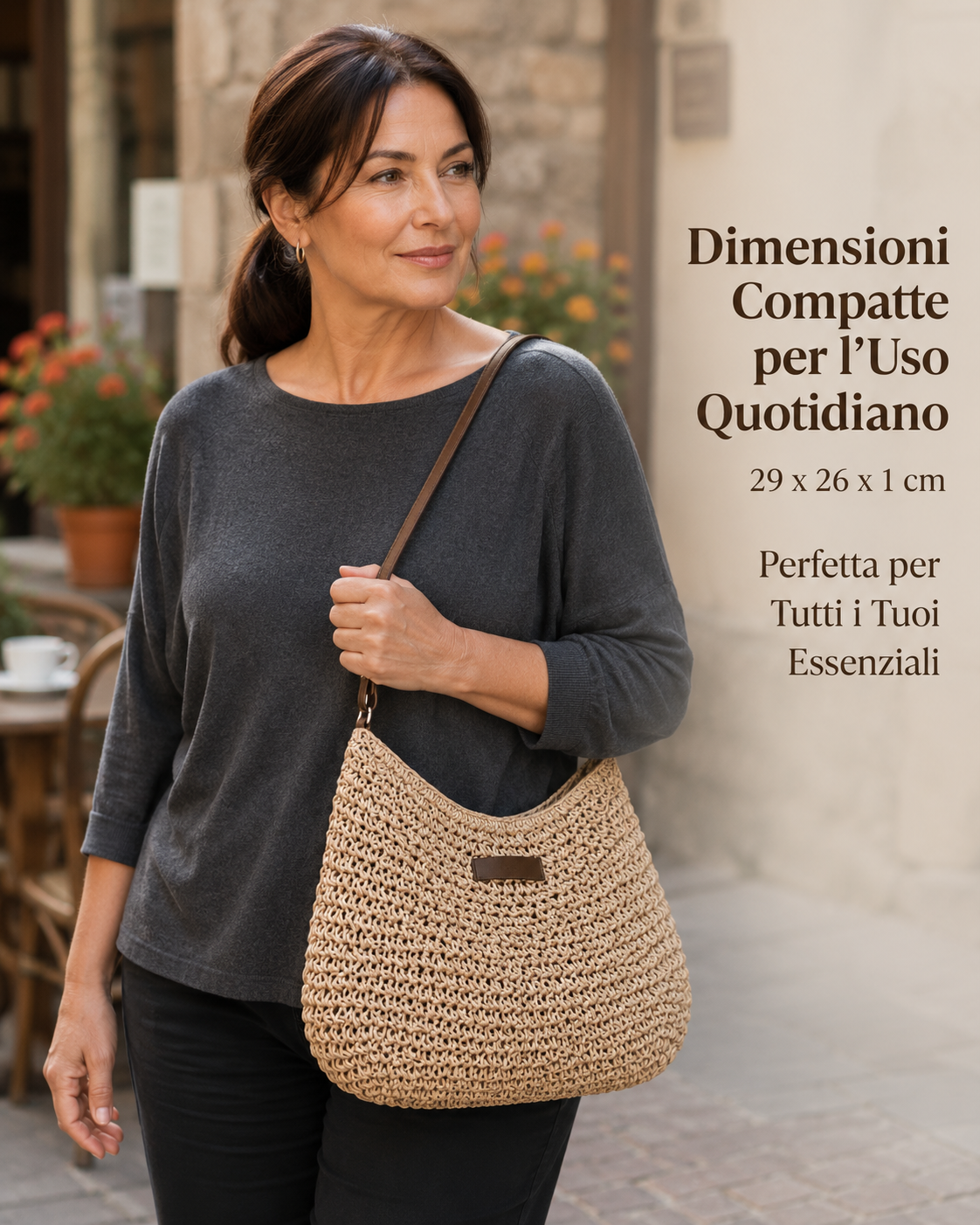 Trendé™ | Simona Stilvolle geflochtene Tasche