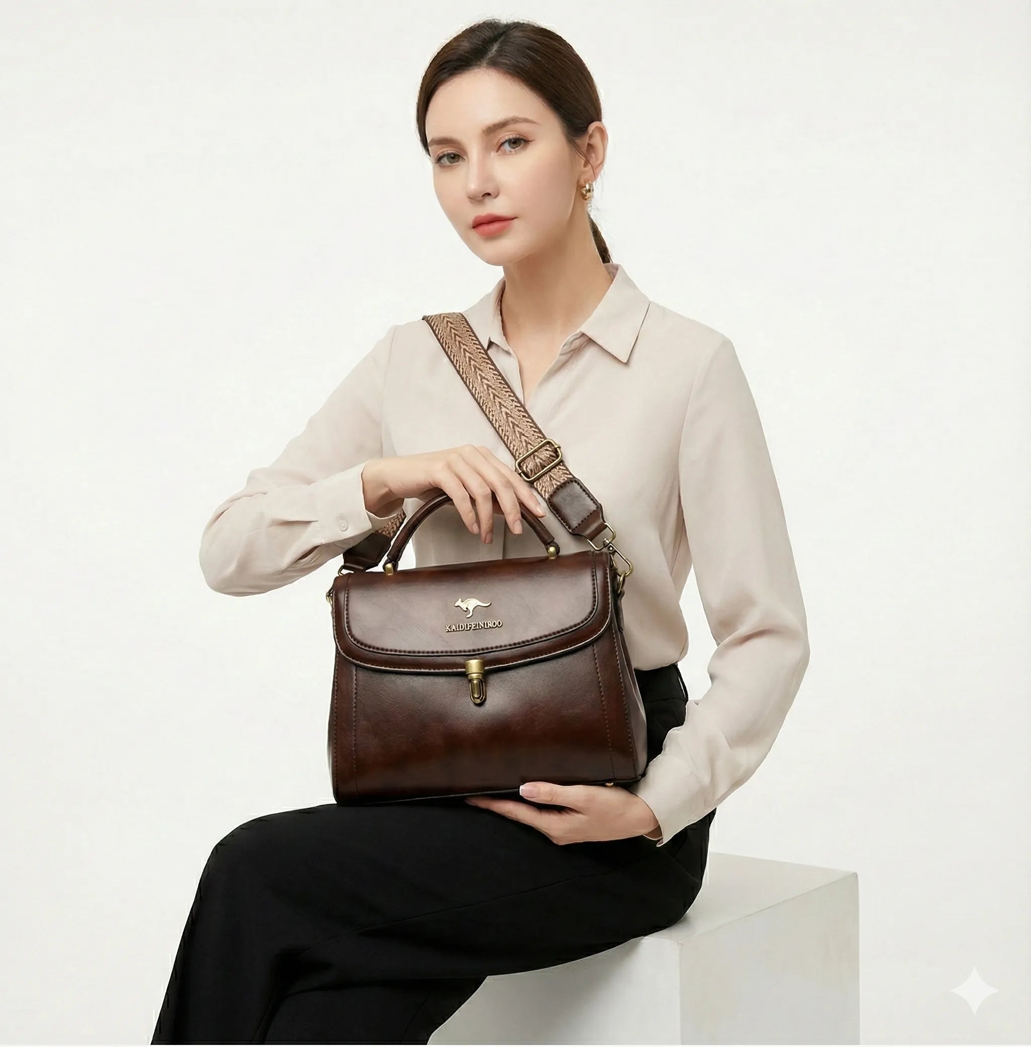 Trendé™ | Venis Ledertasche mit zeitloser Eleganz