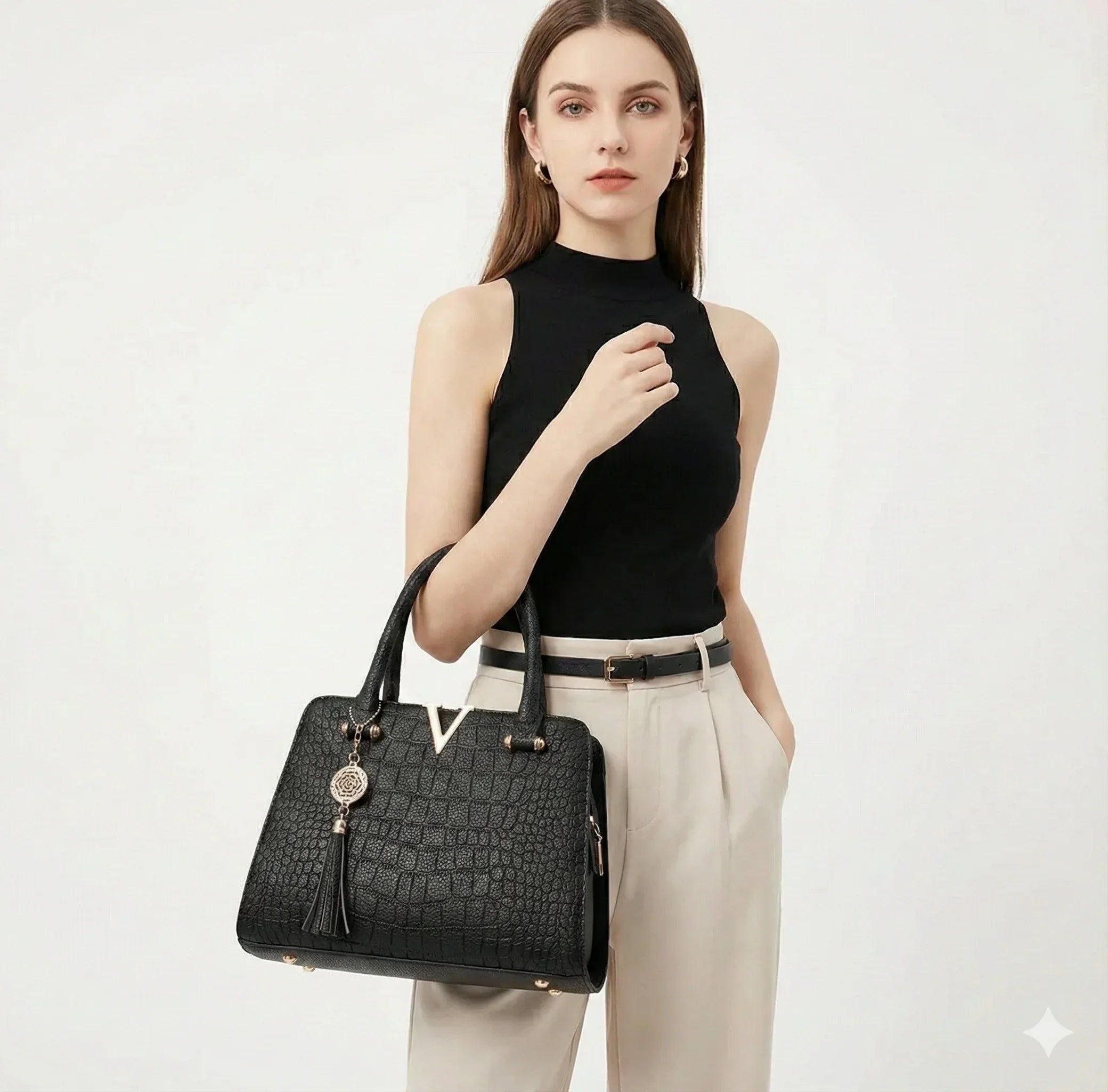 Trendé™ | Veneza Ledertasche mit zeitloser Eleganz