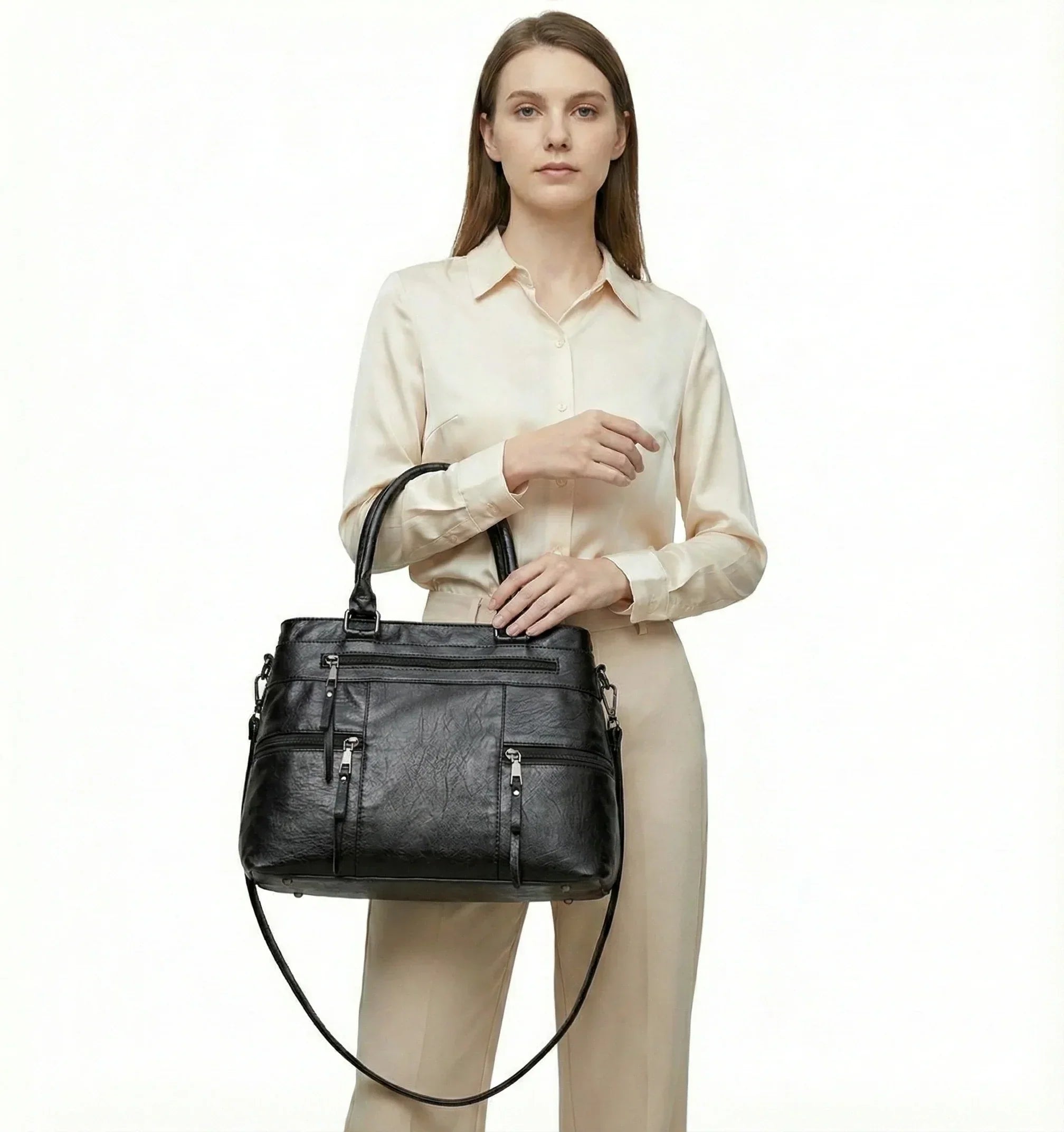 Trendé™ | Verse Ledertasche mit zeitloser Eleganz