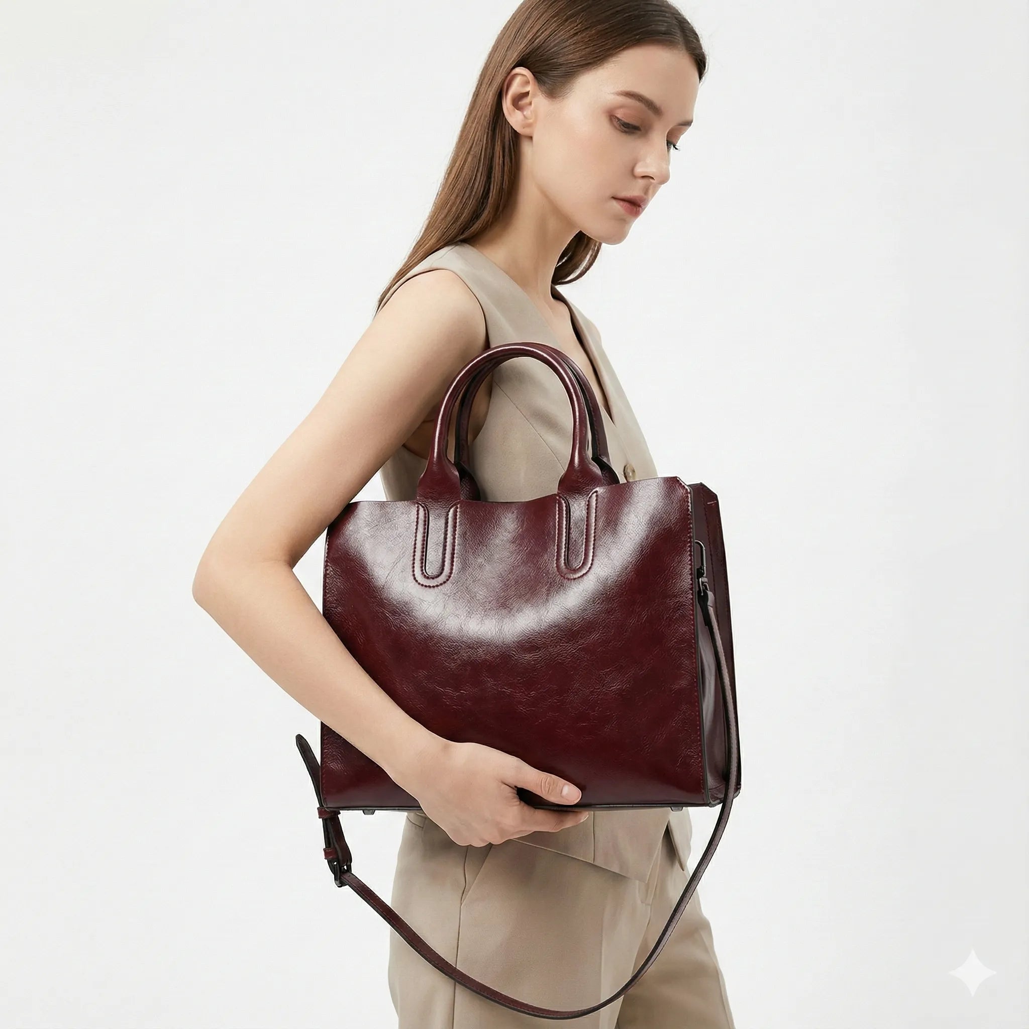 Trendé™ | Criz Ledertasche mit zeitloser Eleganz