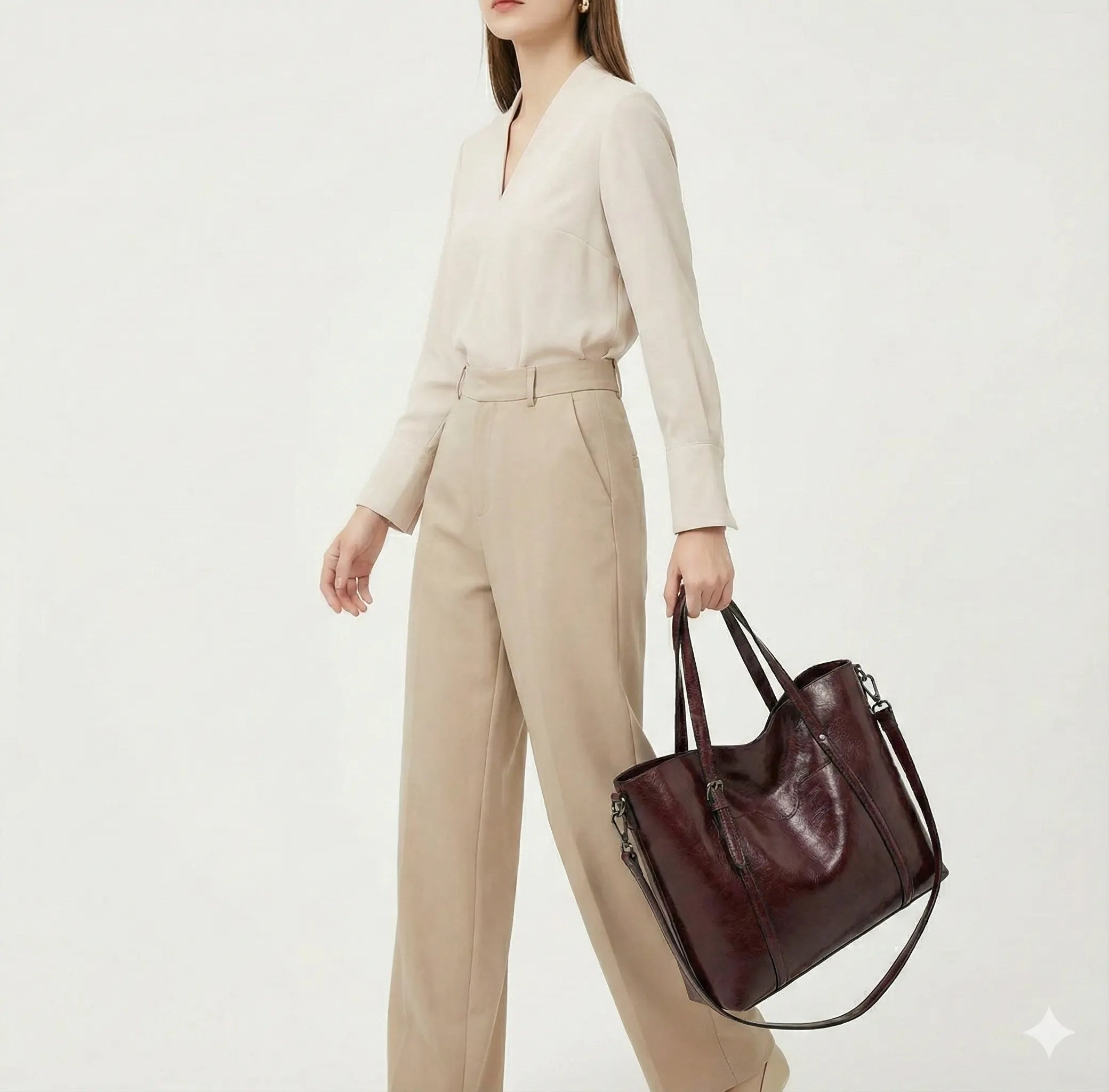 Trendé™ | Glamour Ledertasche mit zeitloser Eleganz