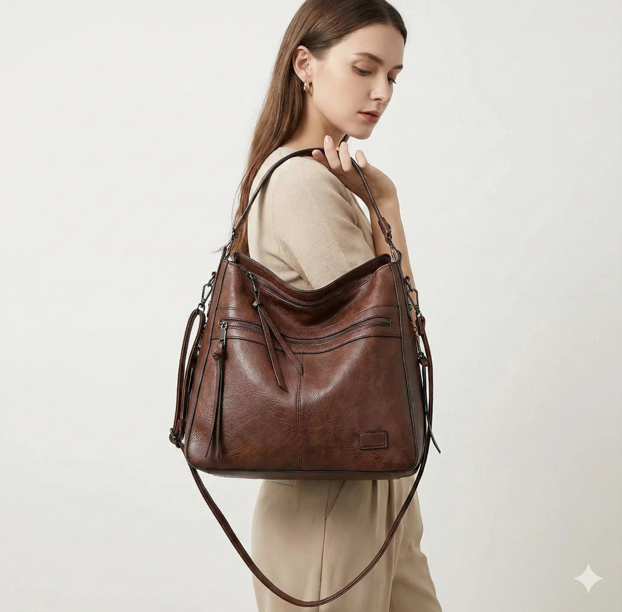 Trendé™ | Pietra Ledertasche mit zeitloser Eleganz