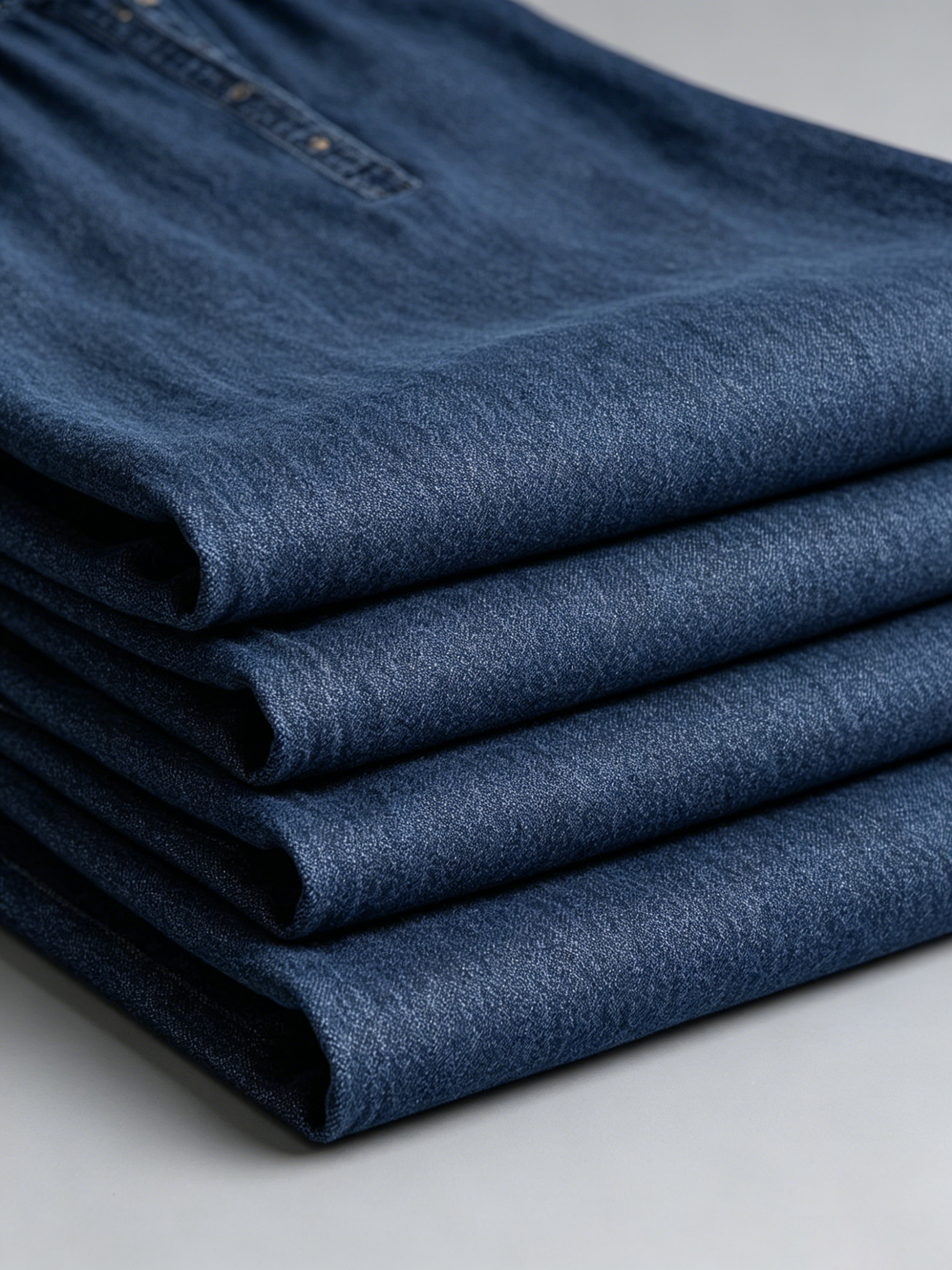 Trendé™ | Allegra Denim-Minikleid mit ärmellosem Schnitt und Knopfleiste
