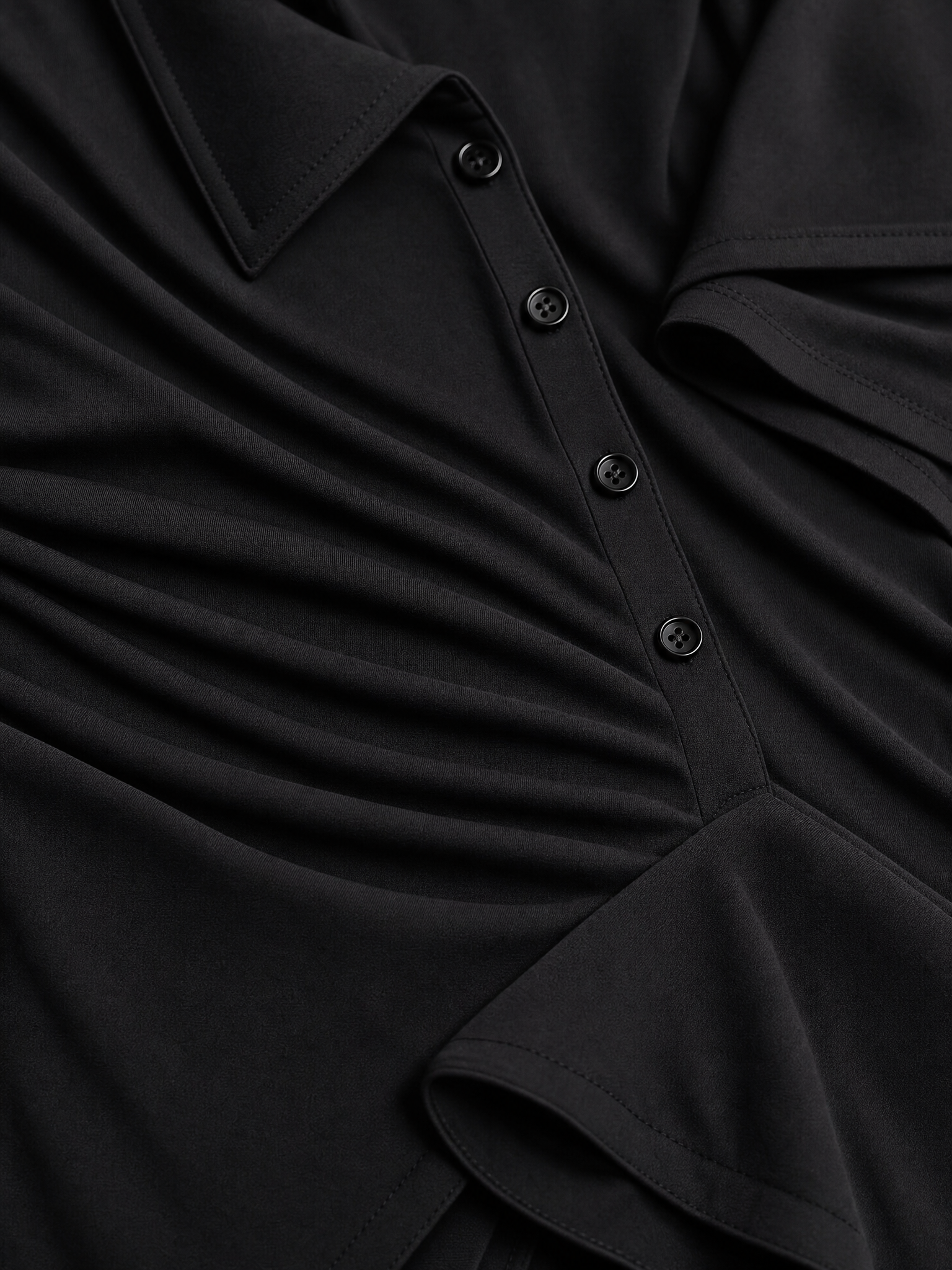 Trendé™ | Graciela Jersey-Maxikleid mit V-Ausschnitt und minimalistischem Stil