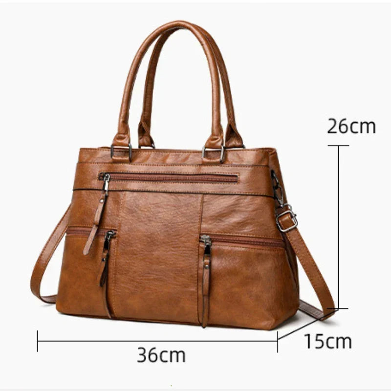 Trendé™ | Verse Ledertasche mit zeitloser Eleganz
