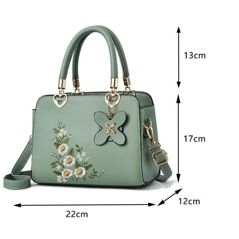 Trendé™ | Floraris Ledertasche mit zeitloser Eleganz