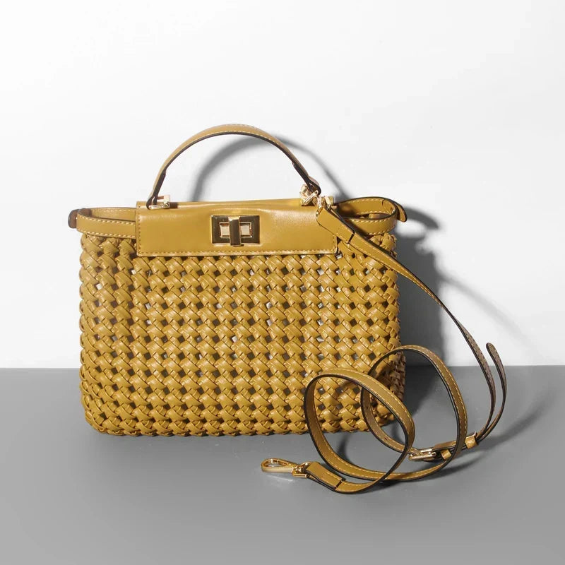 Trendé™ | Melina3696 Ledertasche mit zeitloser Eleganz