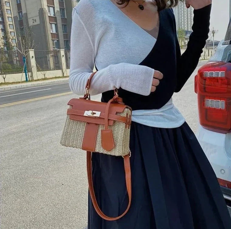 Trendé™ | Eva1373 Ledertasche mit zeitloser Eleganz