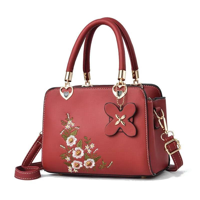 Trendé™ | Floraris Ledertasche mit zeitloser Eleganz