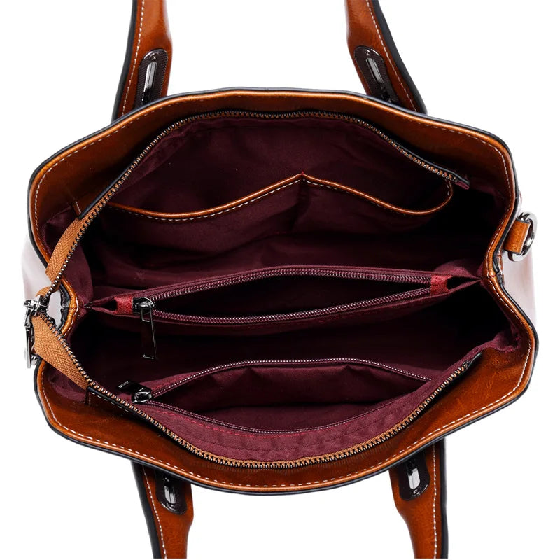 Trendé™ | Maya3595 Ledertasche mit zeitloser Eleganz
