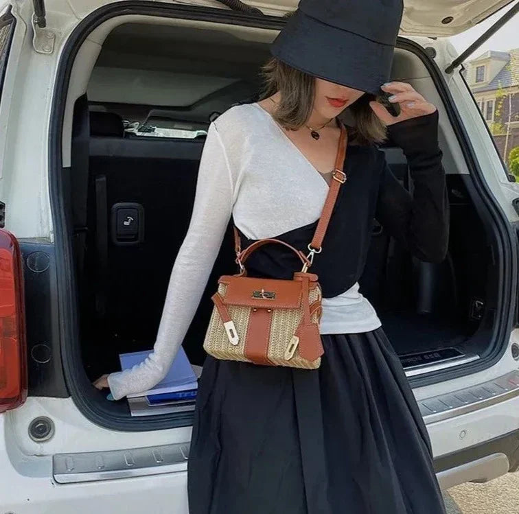 Trendé™ | Eva1373 Ledertasche mit zeitloser Eleganz