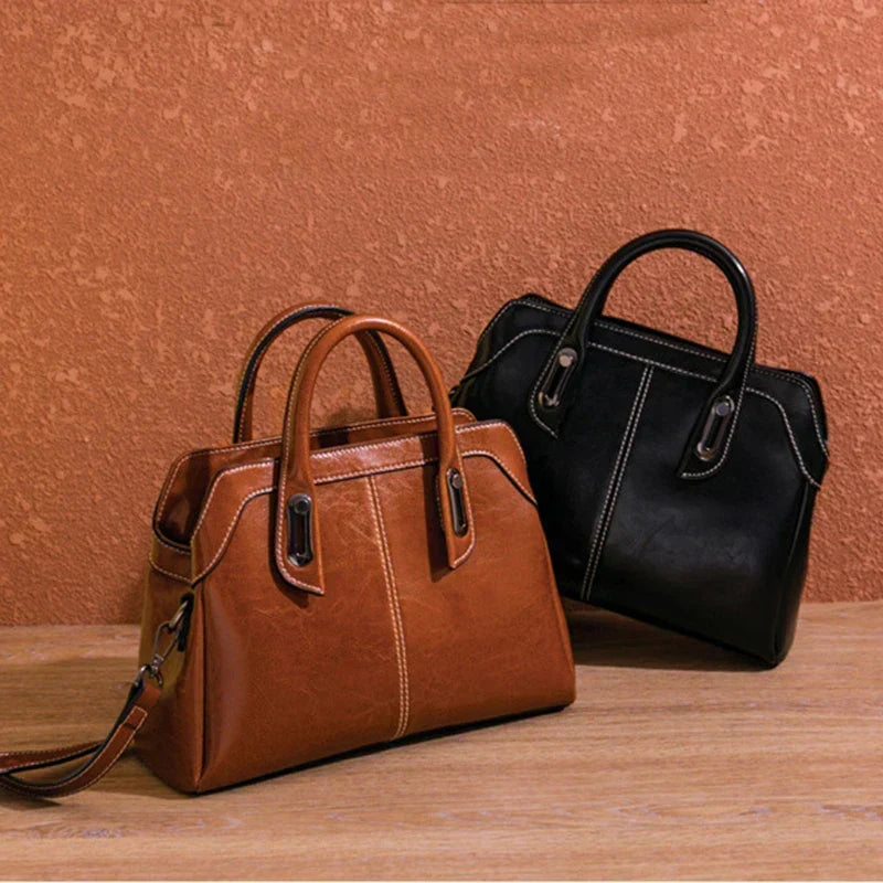 Trendé™ | Maya3595 Ledertasche mit zeitloser Eleganz