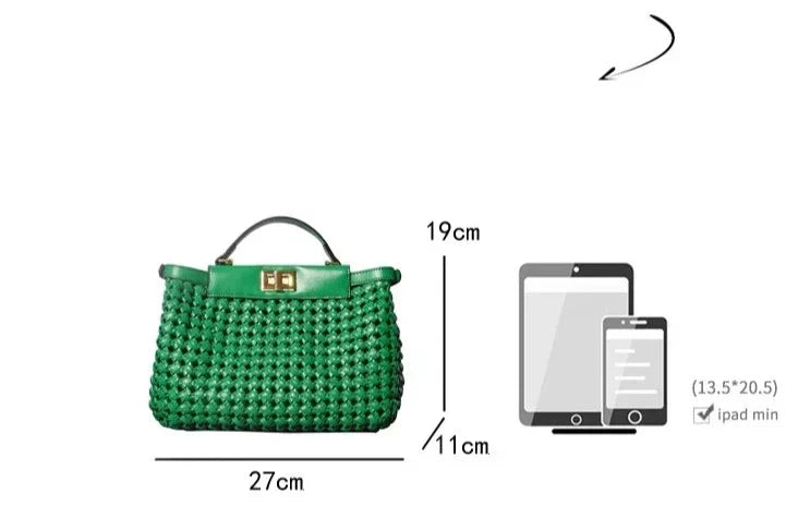 Trendé™ | Melina3696 Ledertasche mit zeitloser Eleganz