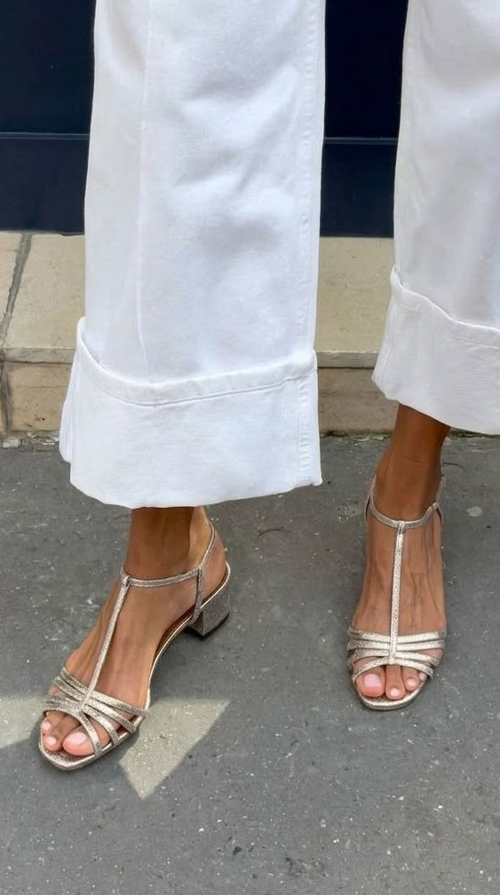 Allegra | Goldene Sandalen – Eleganz für jeden Tag