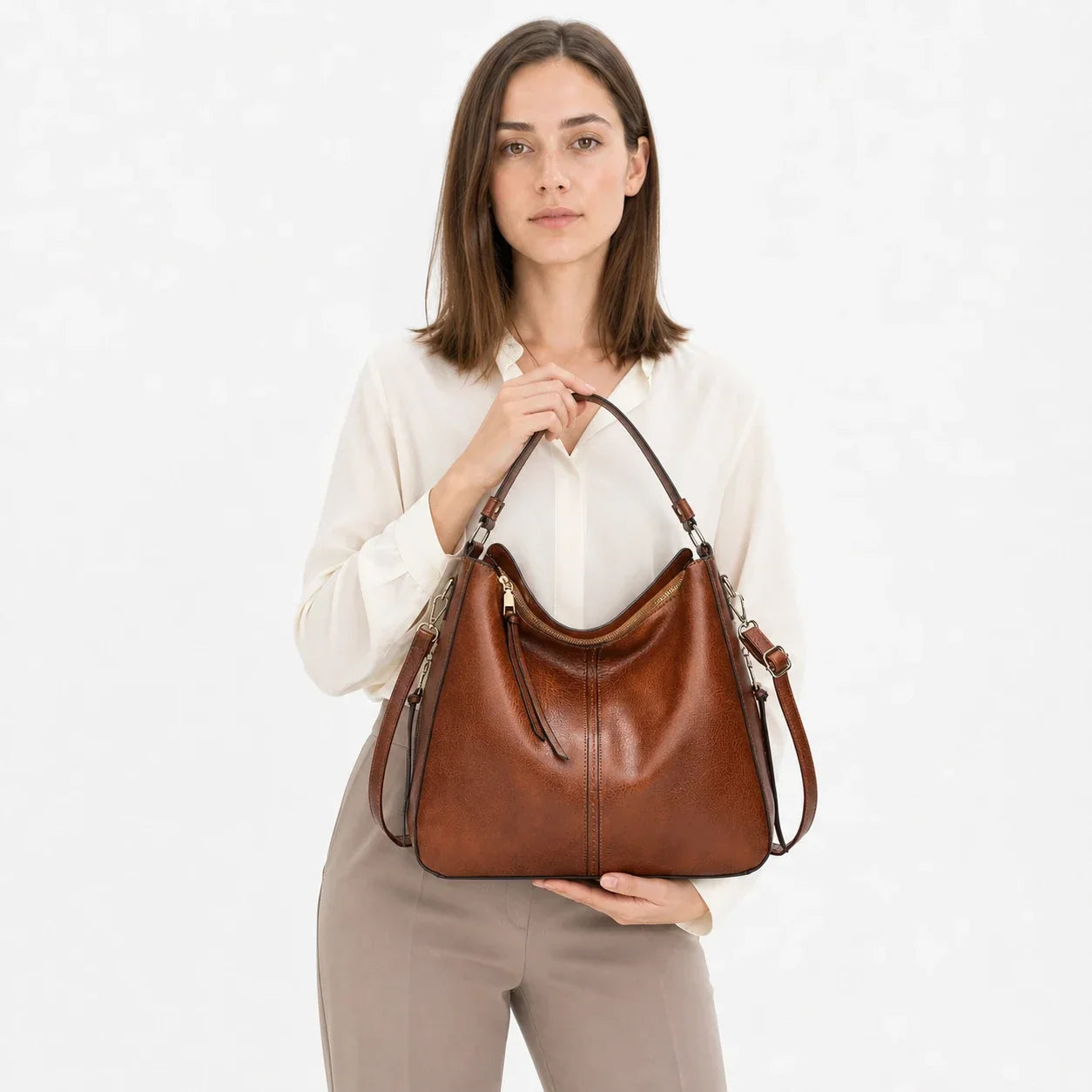 Trendé™ | Mila Ledertasche mit zeitloser Eleganz