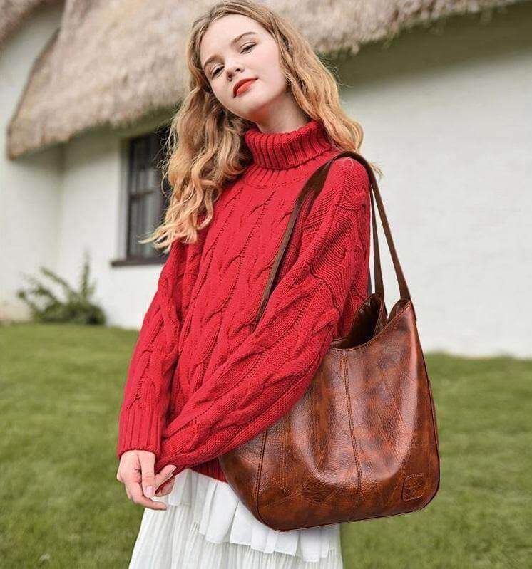 Trendé™ | Zarela Ledertasche mit zeitloser Eleganz