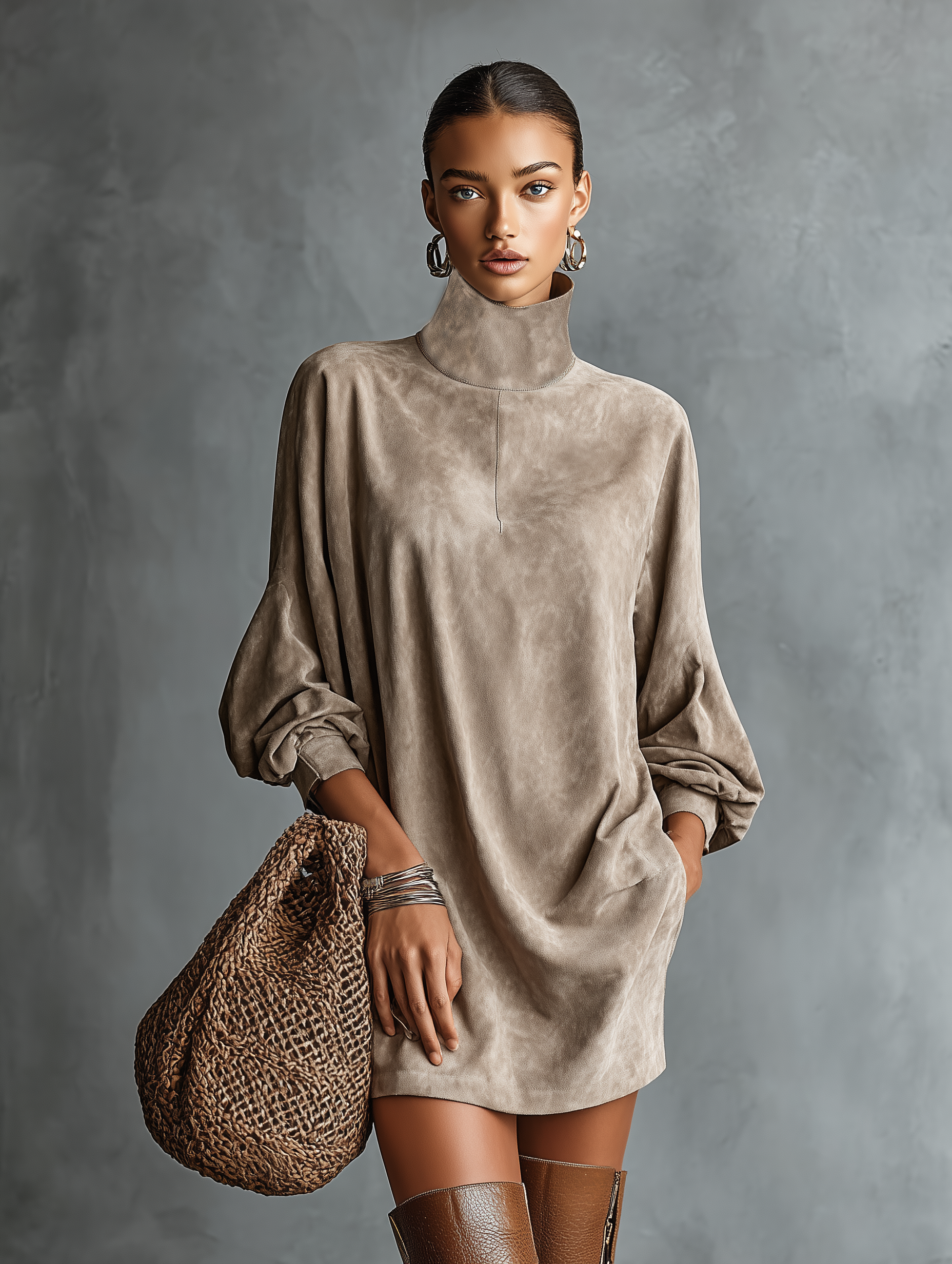 Trendé™ | Paula Minikleid mit lockerer Passform und minimalistischem Stil