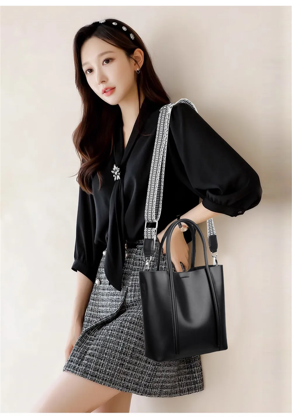 Trendé™ | Kaia2181 Premium Ledertasche mit edlem Finish