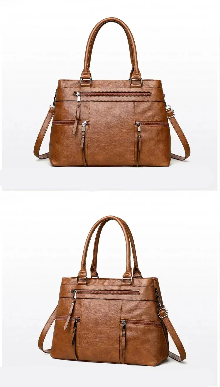 Trendé™ | Verse Ledertasche mit zeitloser Eleganz