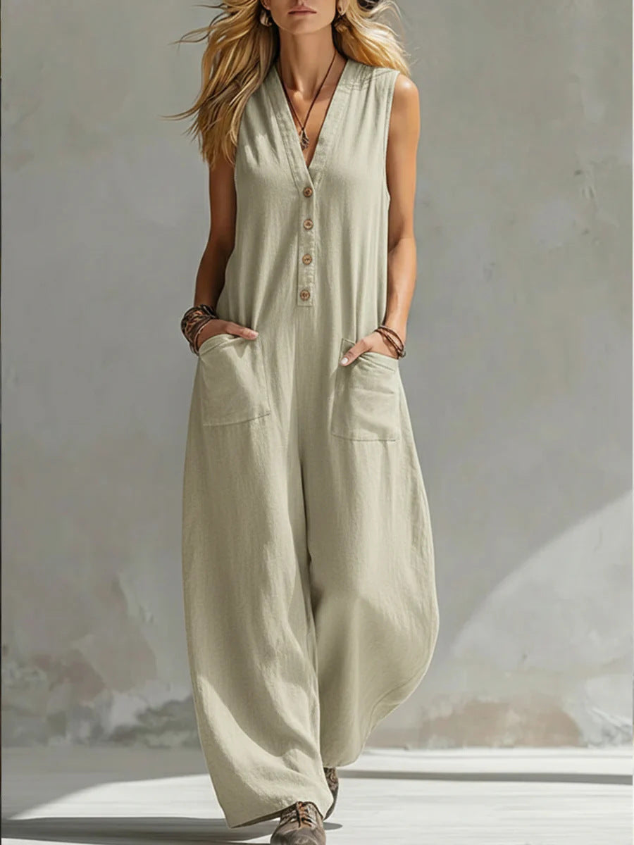 Farella - Locker geschnittener Bodysuit mit weitem Bein