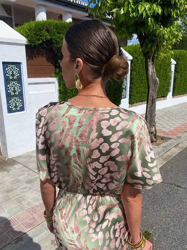 Trendé™ | Claire Midikleid in Kupferoptik