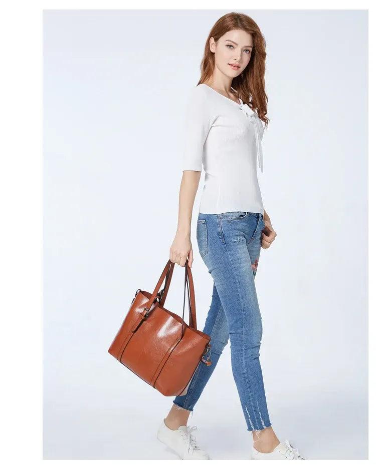 Trendé™ | Mother Ledertasche mit zeitloser Eleganz