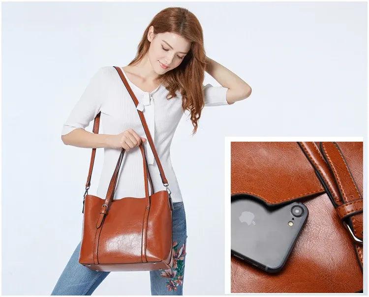 Trendé™ | Mother Ledertasche mit zeitloser Eleganz